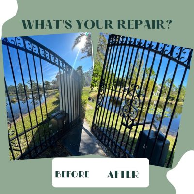 before and after iron gates