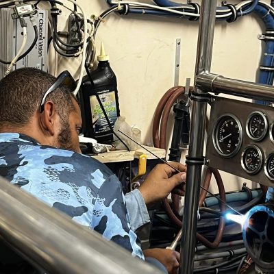 worker welding